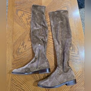 Antonio Melani over the knee faux suede womens boots